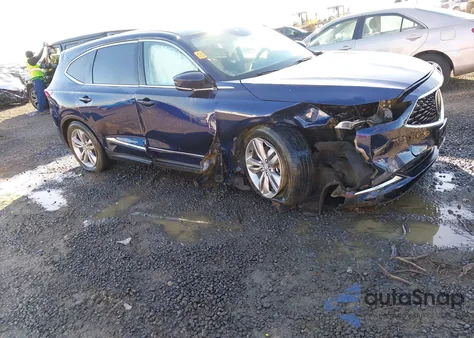2022 Acura Mdx Standard из США, поврежденный, VIN 5J8YE1H37NL028037